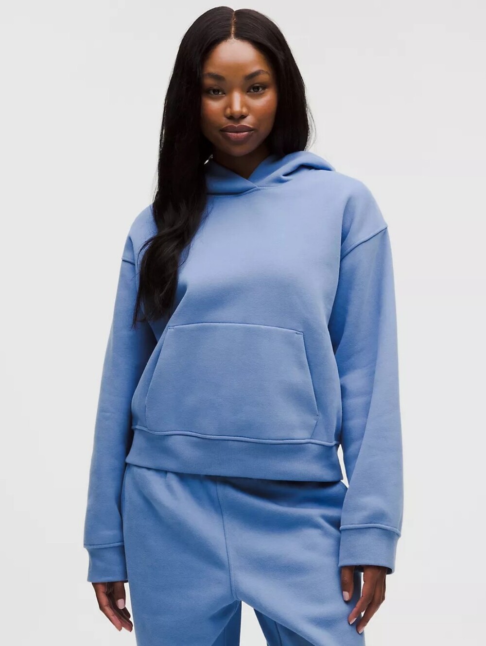 Lululemon Womens Steady State SuperLoft Hoodie Size XS - Prep Blue